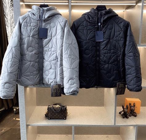 louis vuitton jacket heren puffer|lv monogram puffer jacket.